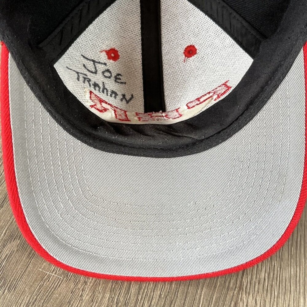 PBR Black/Red Baseball Hat Cap Pro Bull Riding Hook/Loop Adjustable - Picture 13 of 13